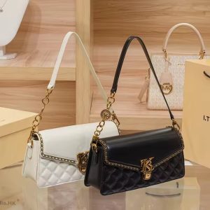 Women's handbag black armpit bag 2025 new autumn and winter high-end feeling light luxury designer single shoulder crossbody bag