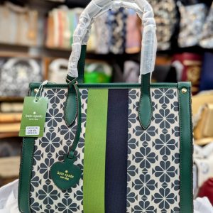 Kate Spade Market Medium Spade Flower Jacquard Shoulder Tote Bag In Multi Color Variation