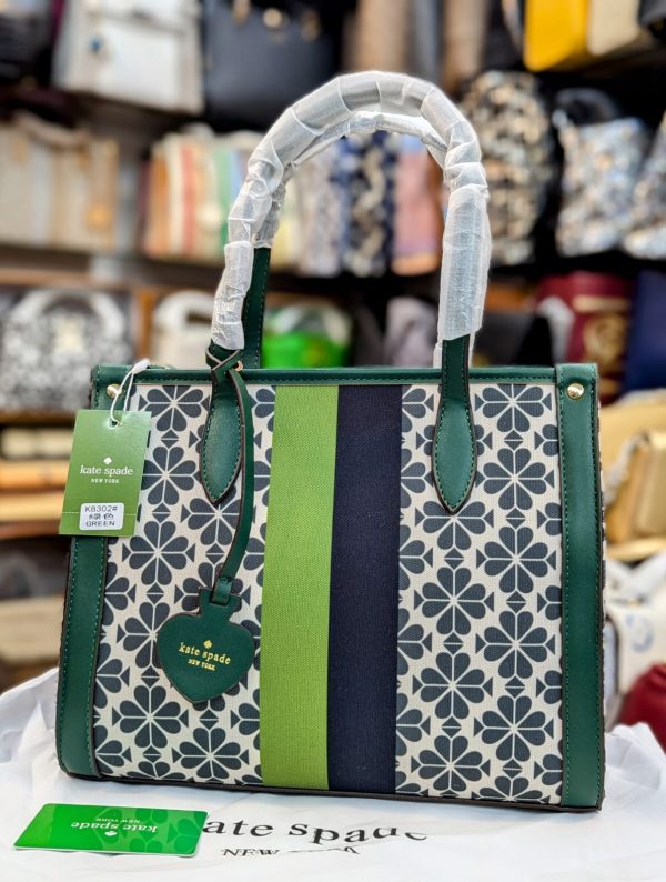 Kate Spade Market Medium Spade Flower Jacquard Shoulder Tote Bag In Multi Color Variation