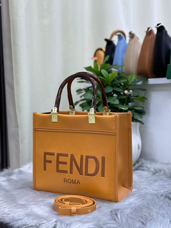 Fendi Sunshine Medium Brown Shopper